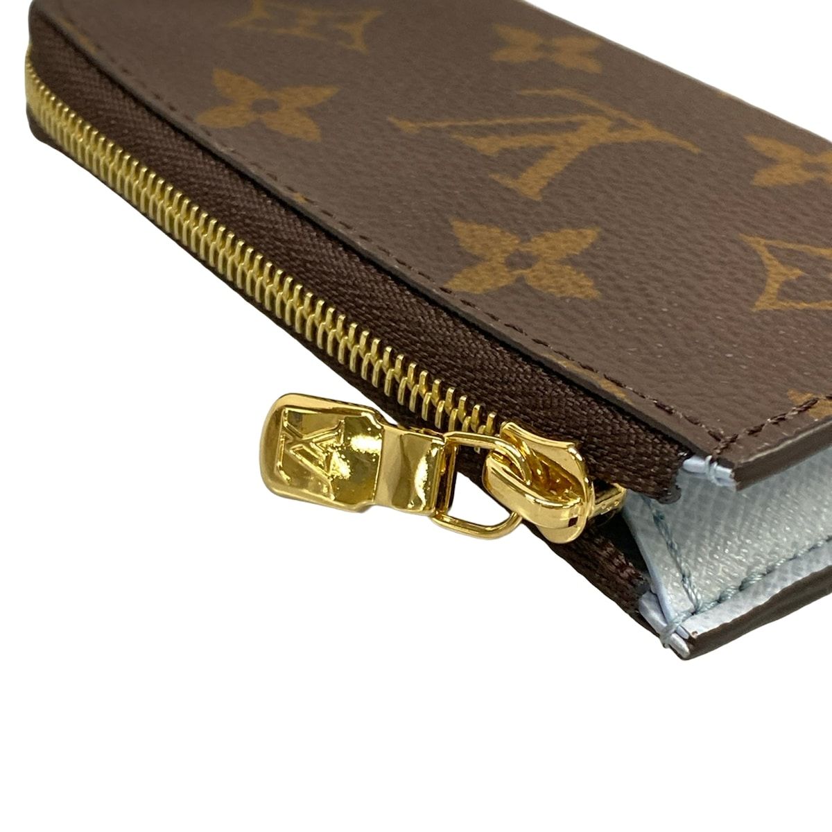 Louis Vuitton Coin Case Monogram Porte Cles Noah Blue Olympe