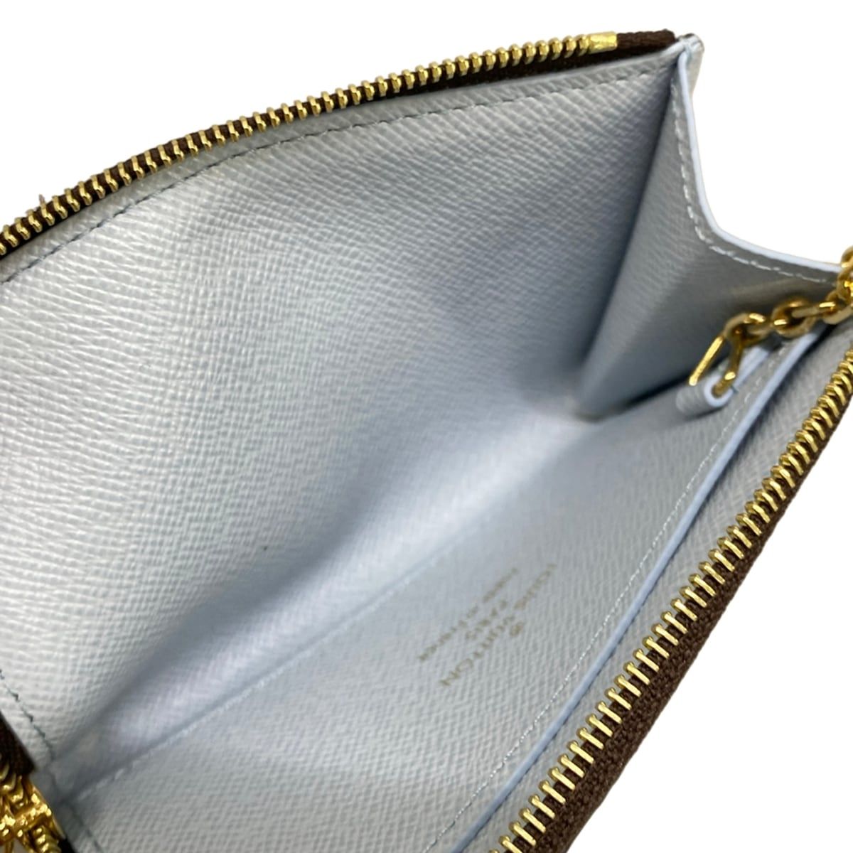 Louis Vuitton Coin Case Monogram Porte Cles Noah Blue Olympe