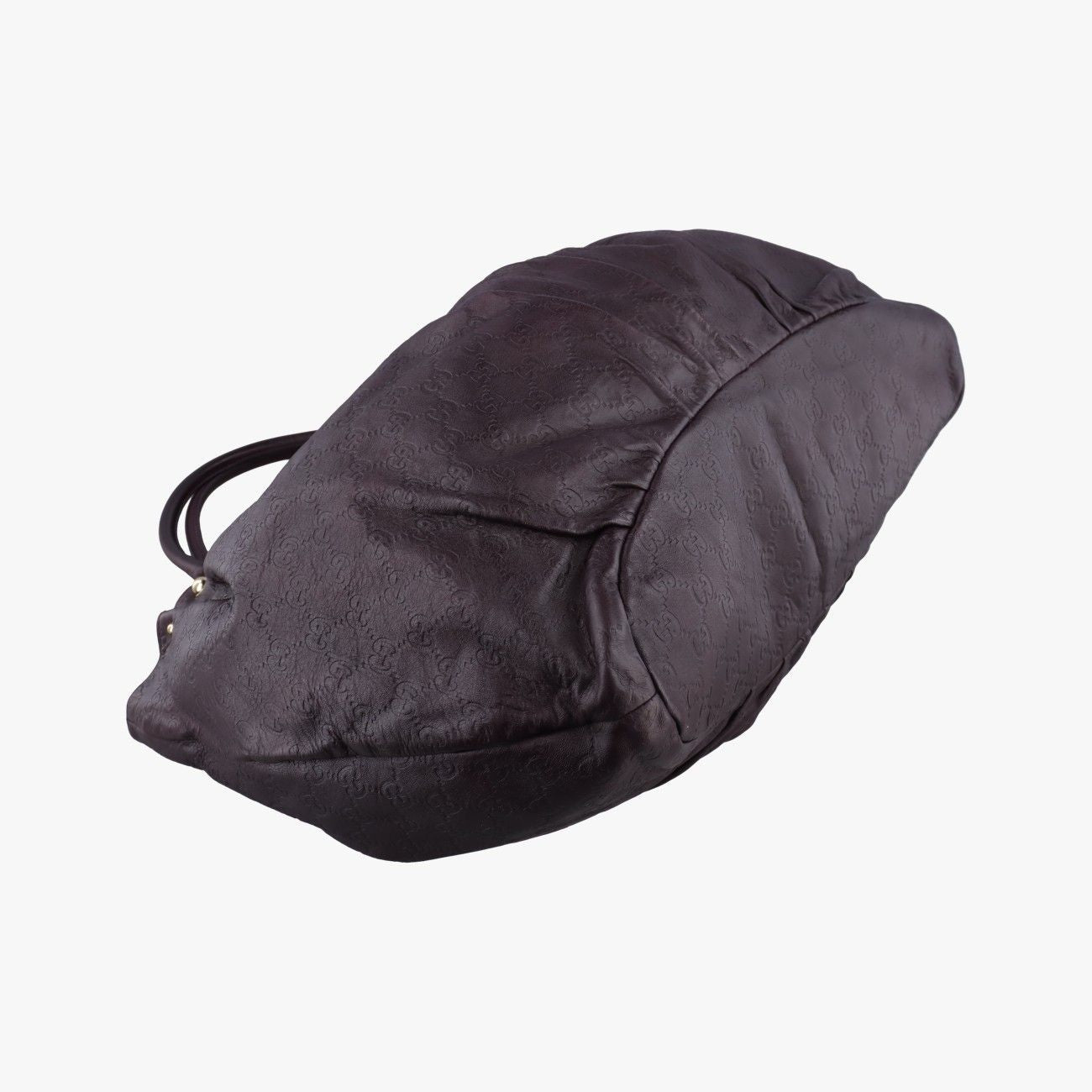 Gucci Guccissima Pelham Violet Leather Messenger Bag