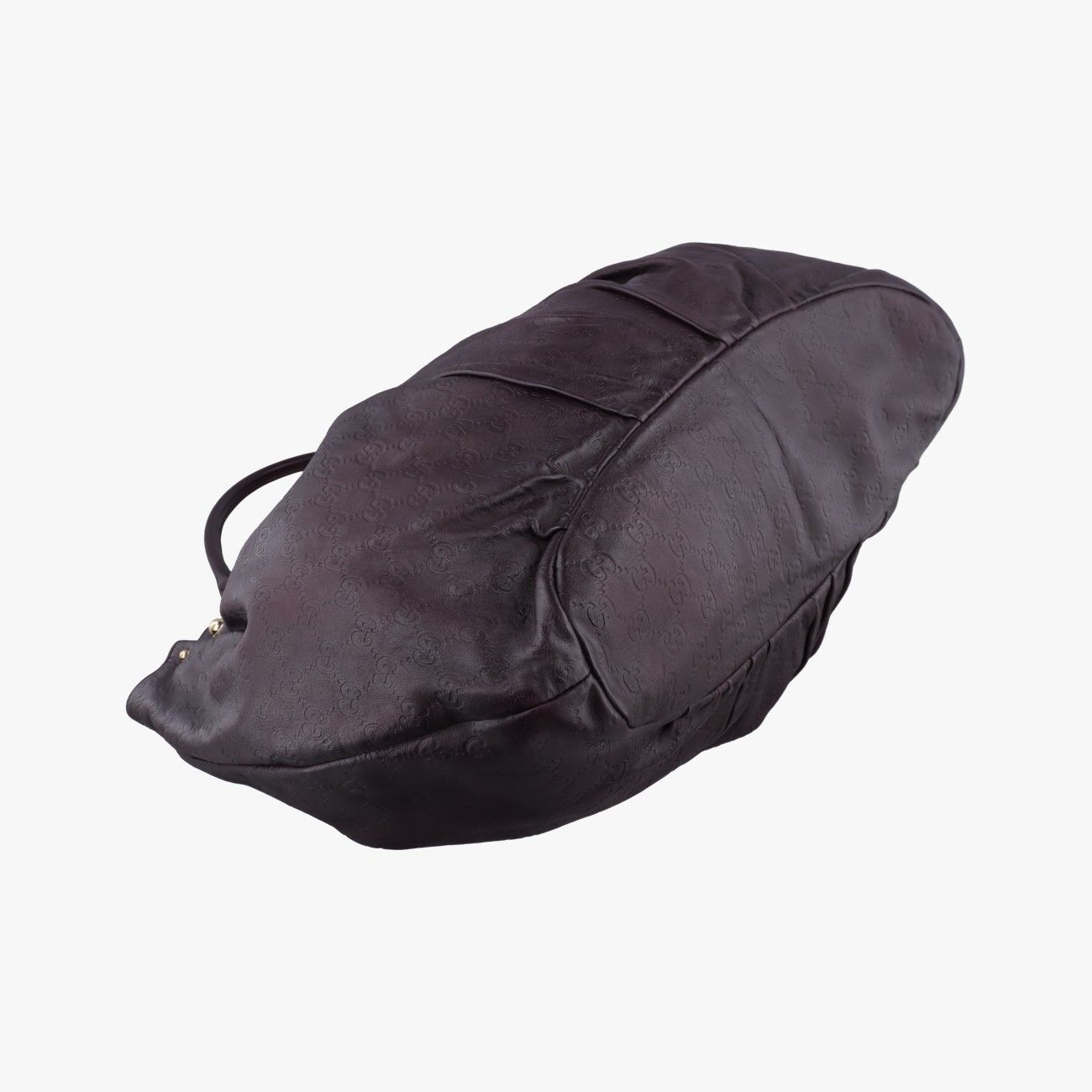Gucci Guccissima Pelham Violet Leather Messenger Bag