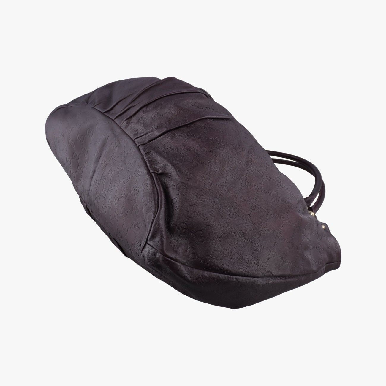 Gucci Guccissima Pelham Violet Leather Messenger Bag
