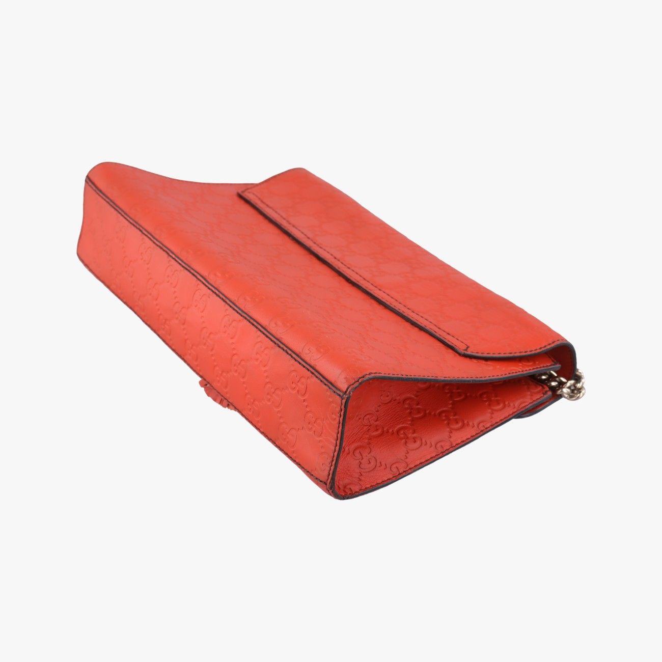 Gucci Emily Orange Leather Messenger Bag