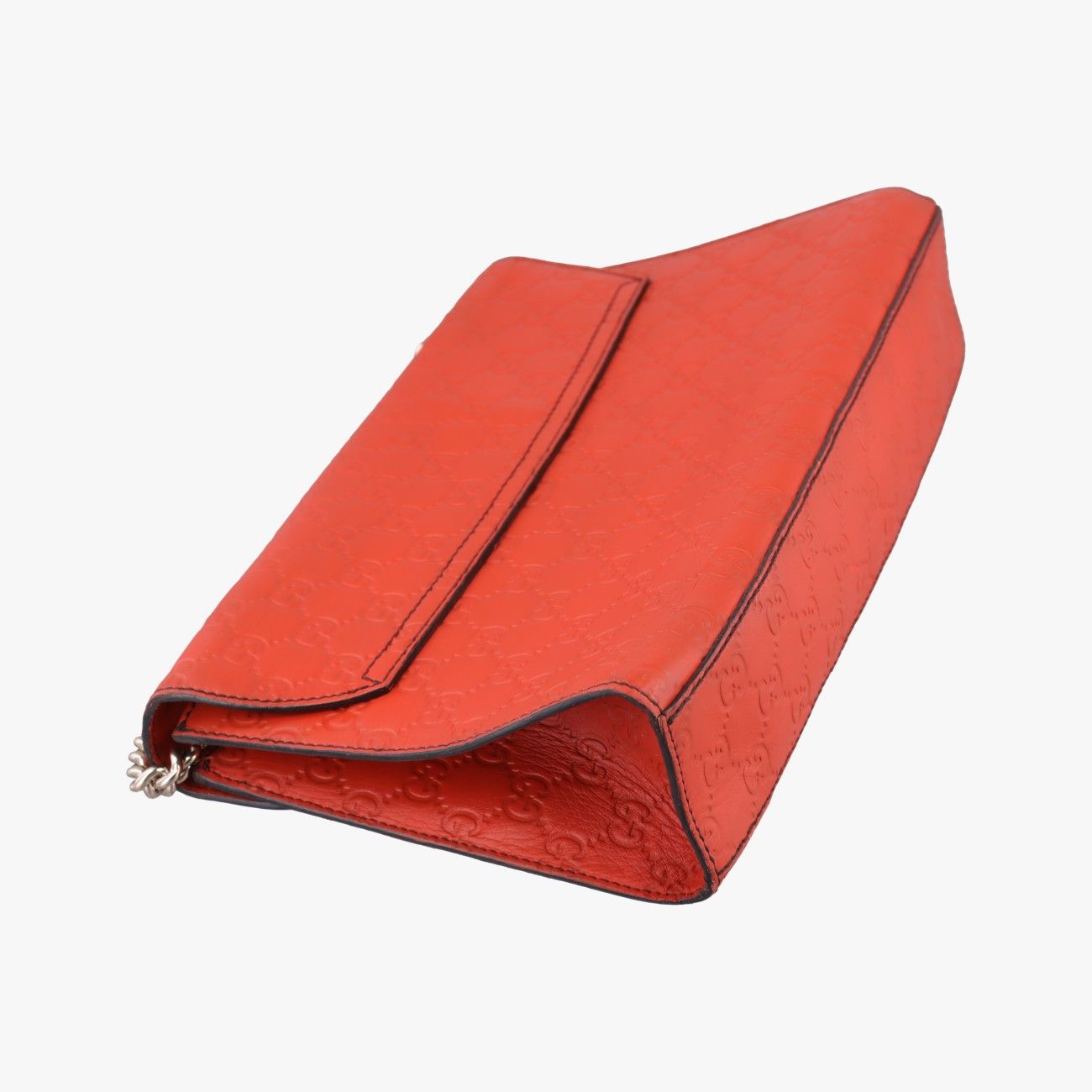 Gucci Emily Orange Leather Messenger Bag