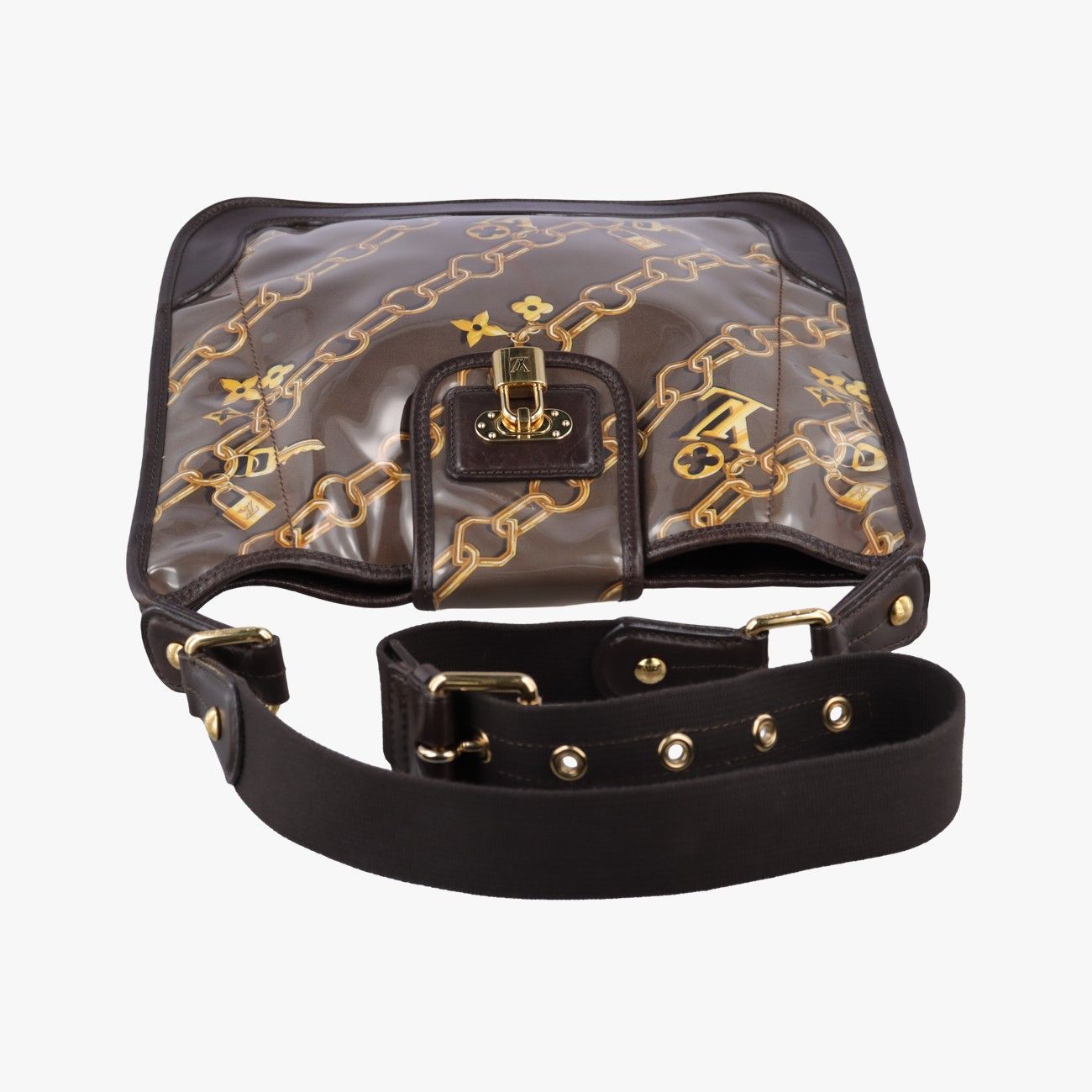 Louis Vuitton Musette Taupe Monogram Charm Keychain