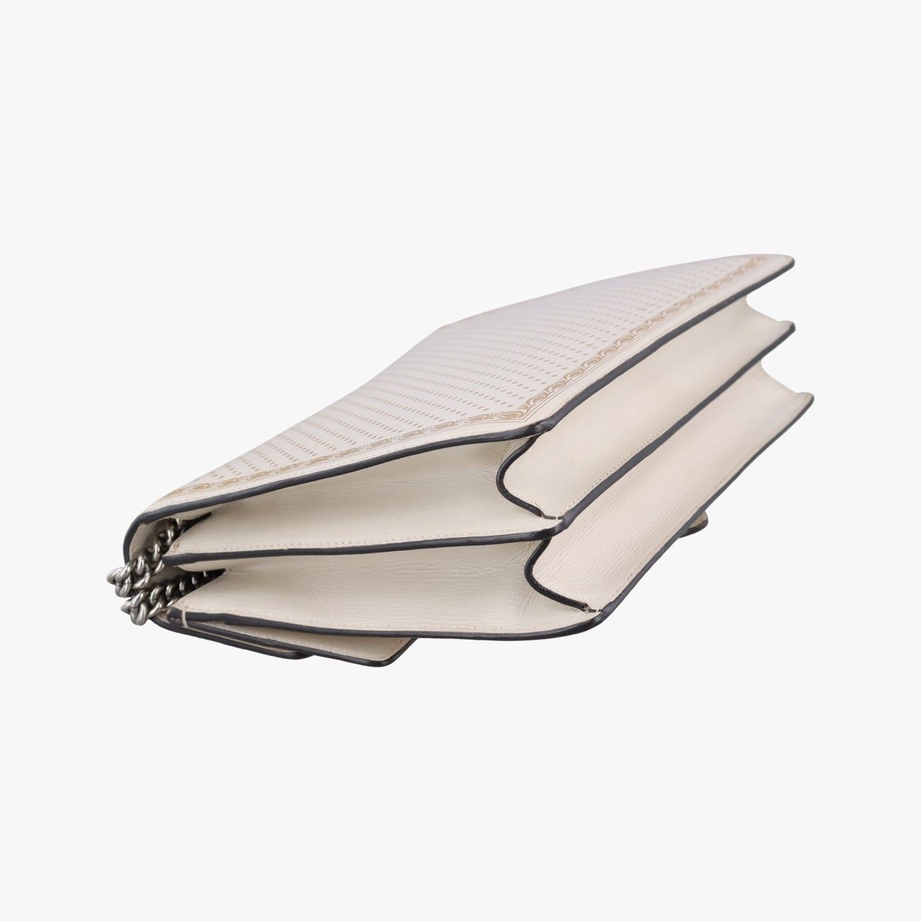 Gucci Dionysus White Leather Messenger Bag