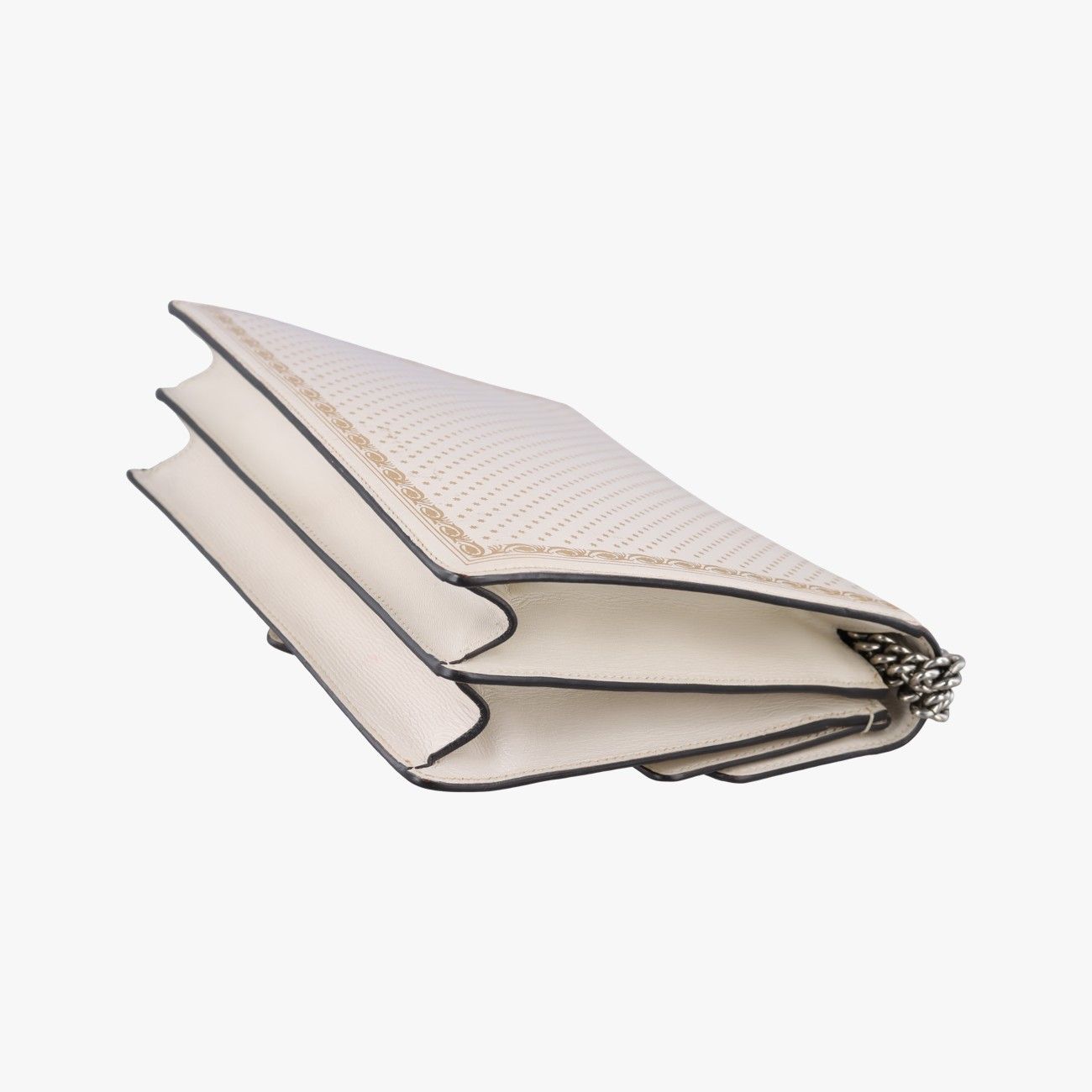 Gucci Dionysus White Leather Messenger Bag