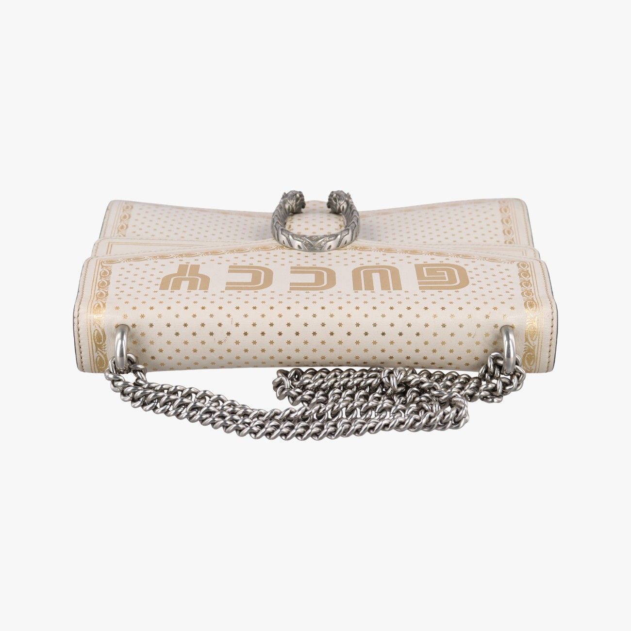 Gucci Dionysus White Leather Messenger Bag