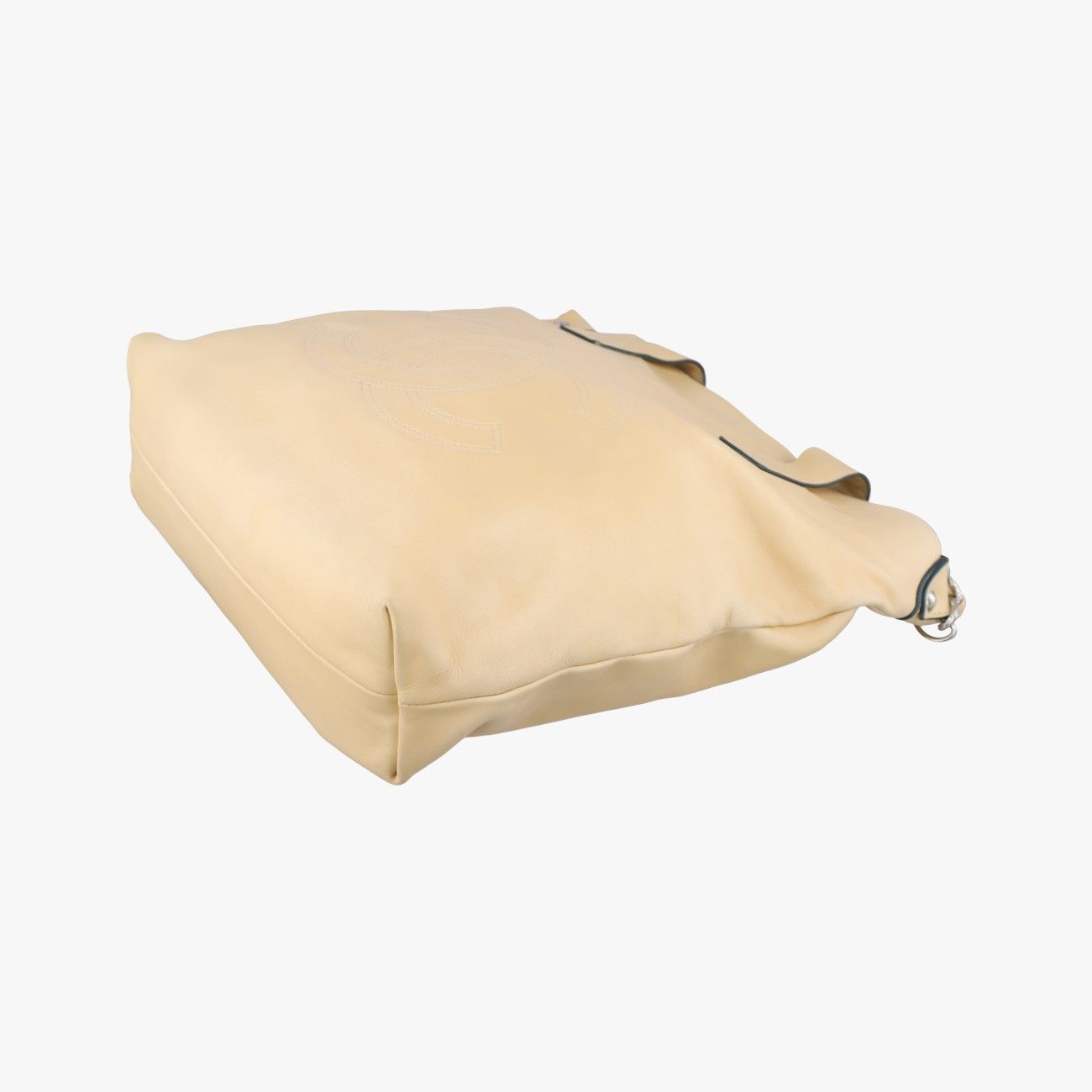 Chanel Edge Large Beige Lambskin Handbag