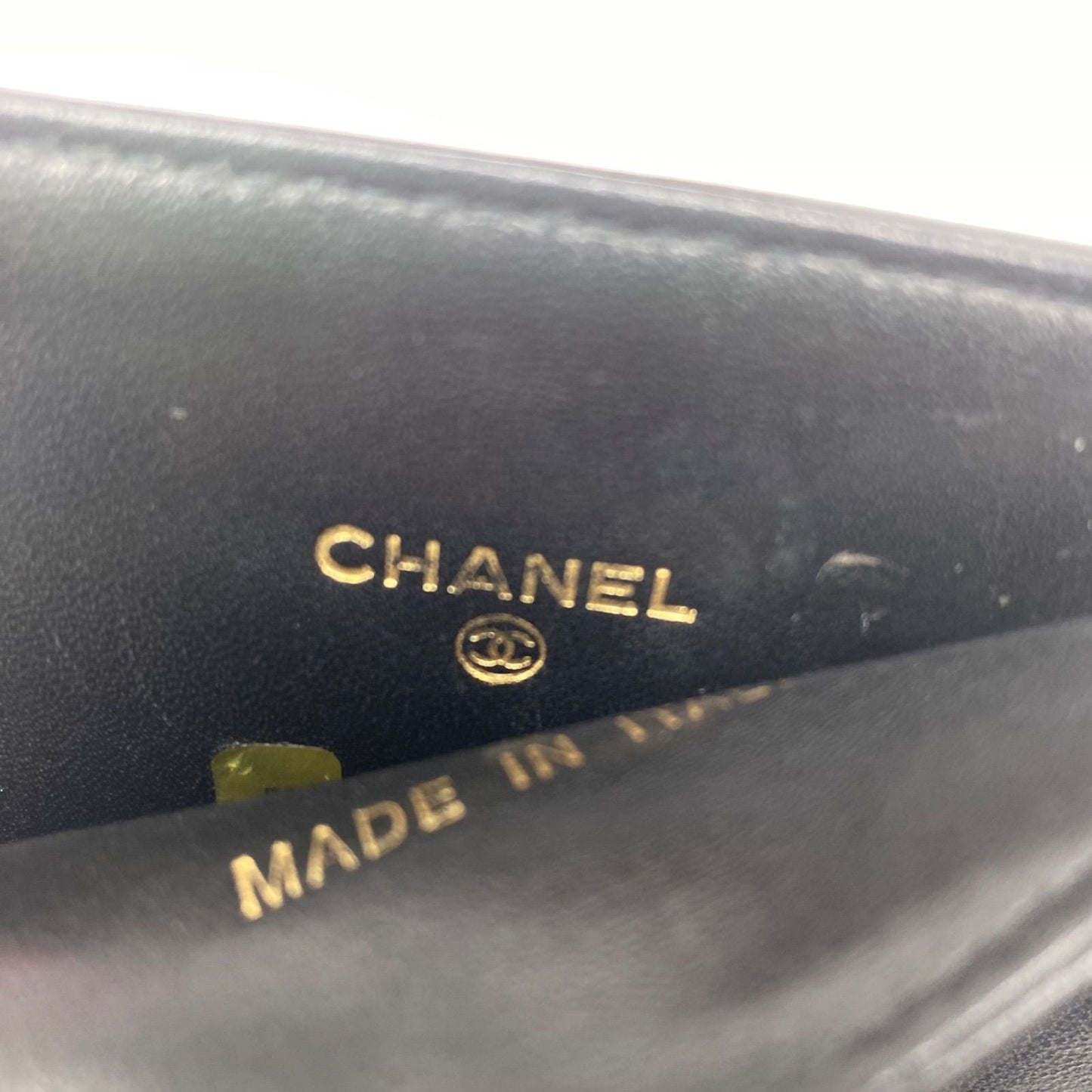 Chanel Card Case Set Era Business Coco Button