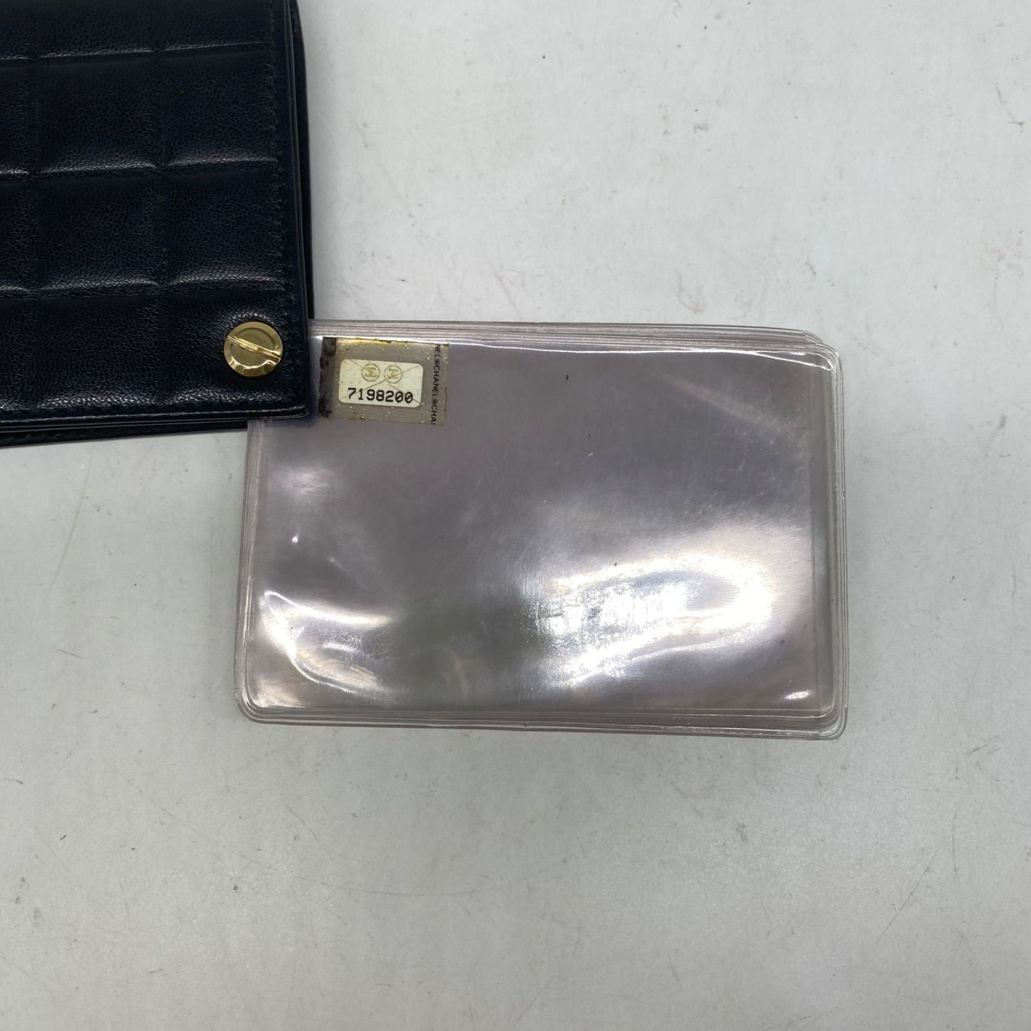 Chanel Card Case Set Era Business Coco Button