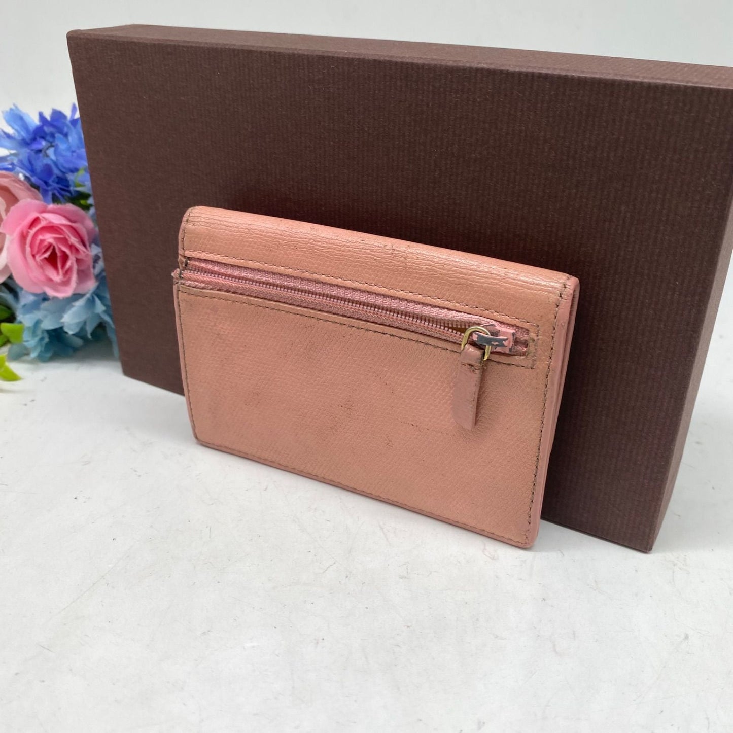 Chanel Coin Case Coco Button Pink Purse Card