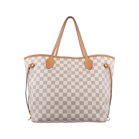Louis Vuitton Neverfull MM Azur Damier Canvas