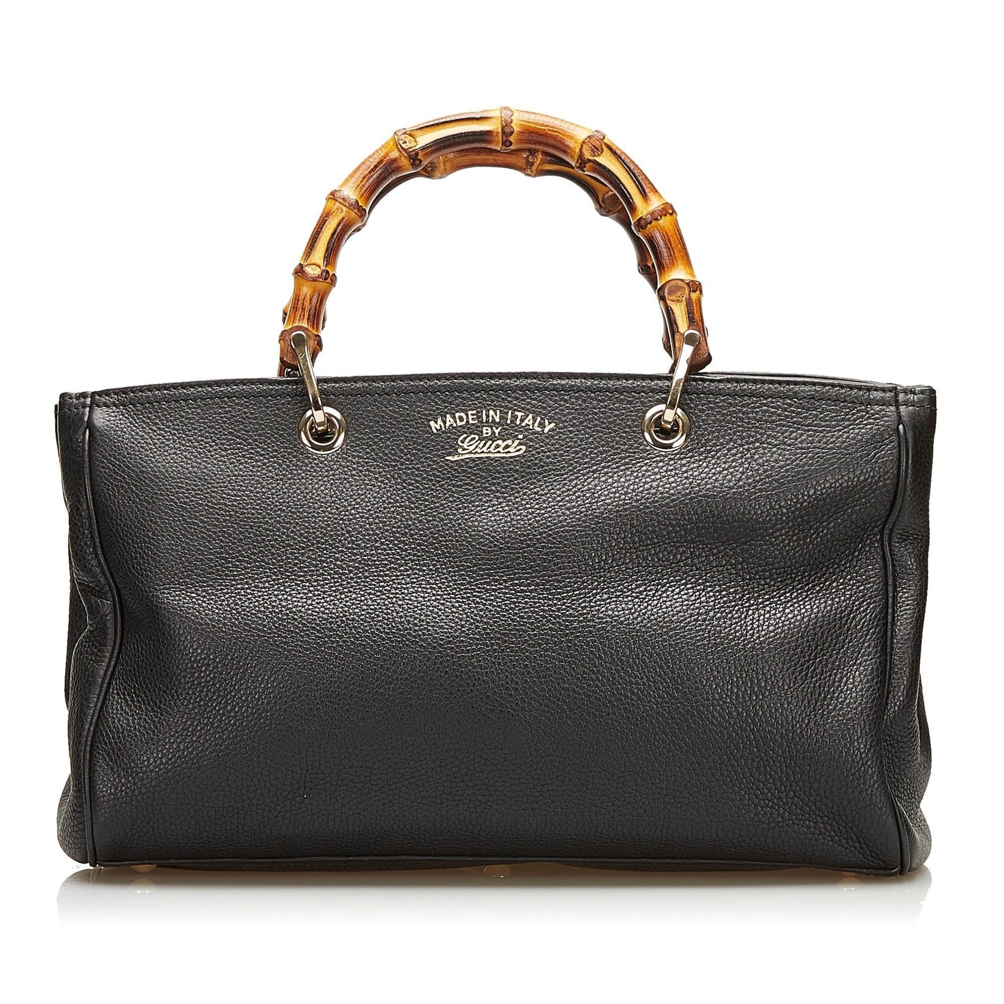 Gucci Bamboo Shopper Leather Satchel (SHG-dP6JxK)