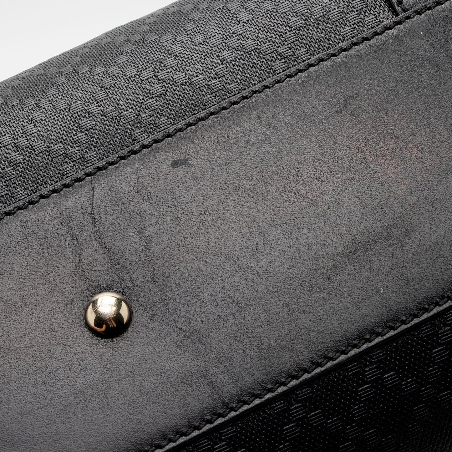 Gucci Diamante Leather Bright Medium Tote (SHF-wVVyJu)