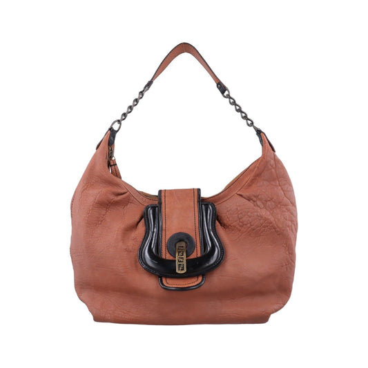 Fendi Bolsa B Hobo Brown Leather Up8
