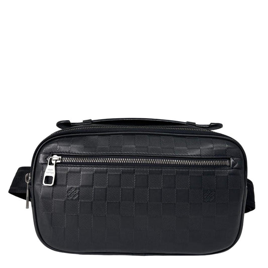 Louis Vuitton Damier Infini Ambler Black Belt Bag