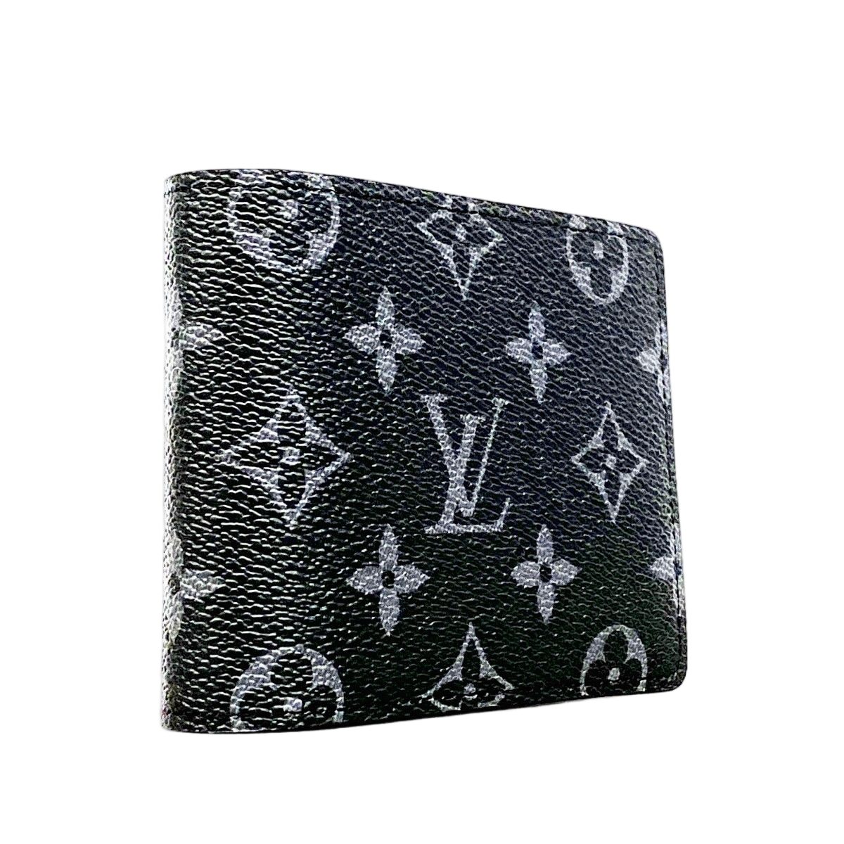 Louis Vuitton Wallet Monogram Eclipse Portefeuille Multiple Black
