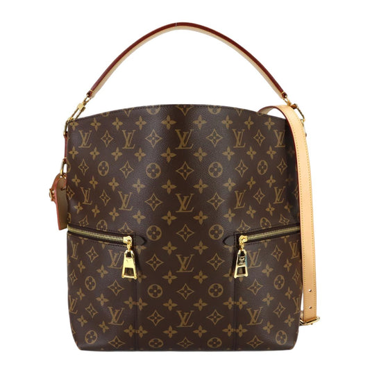 Louis Vuitton Monogram Melie 2-Way Shoulder Bag Brown