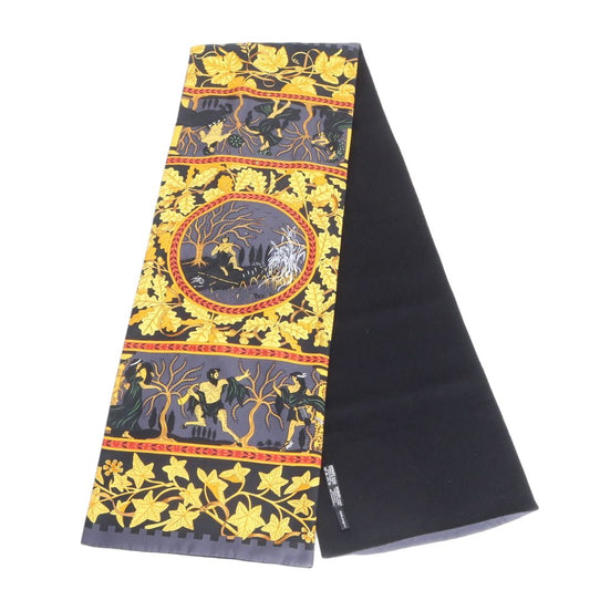 Hermes Tagged Silk 100% Musique Des Dieux Music of the Gods Shawl Large Ewe