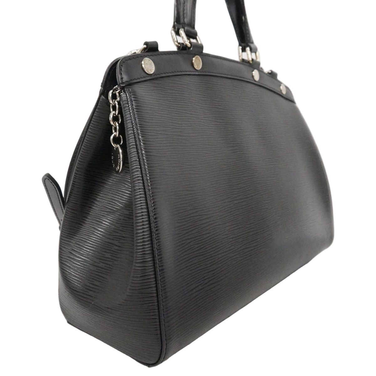 Louis Vuitton Handbag Epi MM Noir 2-Way Bag