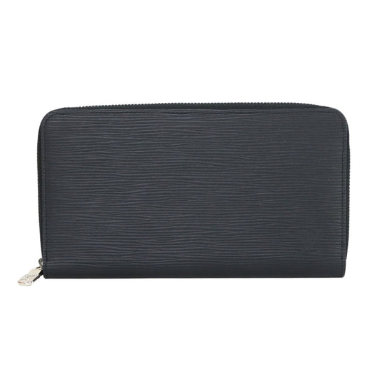 Louis Vuitton Epi Zippy Organizer NM Zip Around Wallet Leather Noir