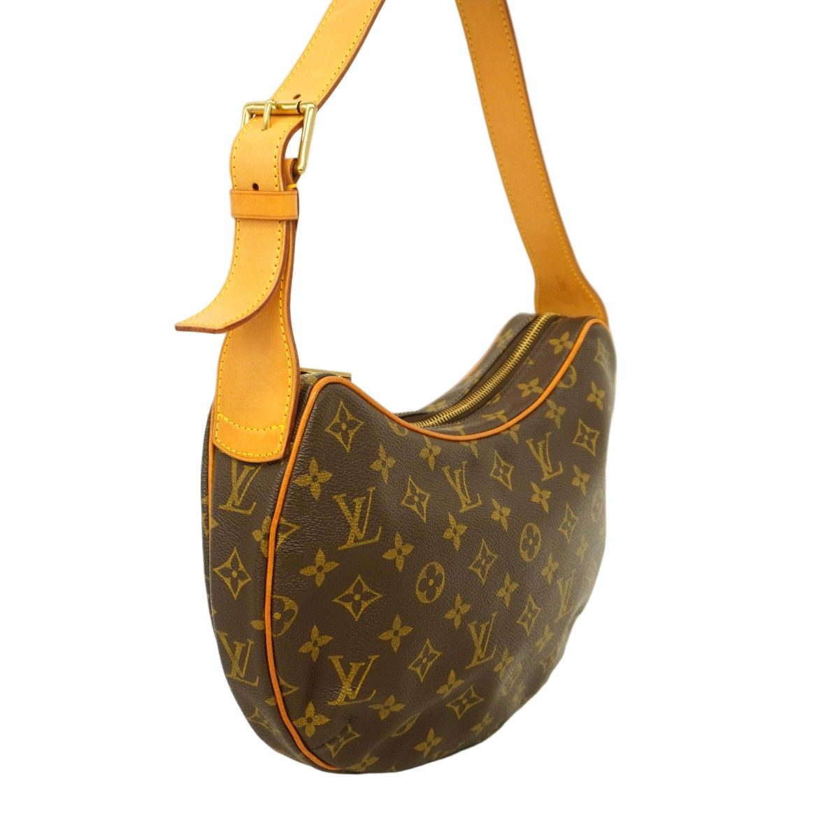 Louis Vuitton Shoulder Bag Monogram Croissant MM Brown