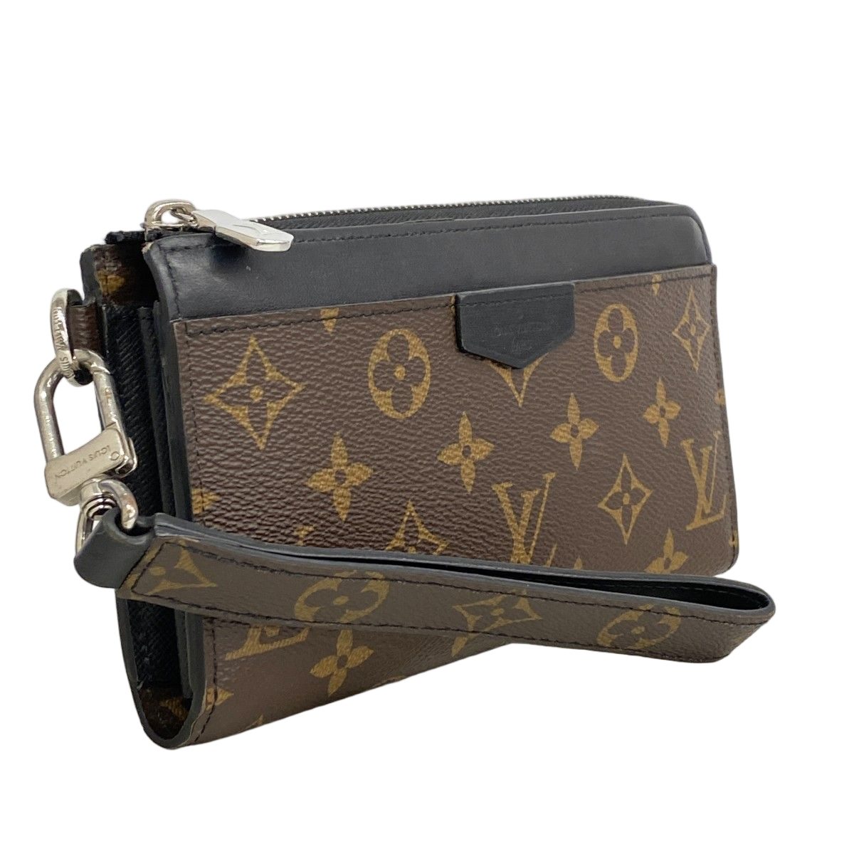 Louis Vuitton Wallet Monogram Macassar Zippy Dragonne Noir