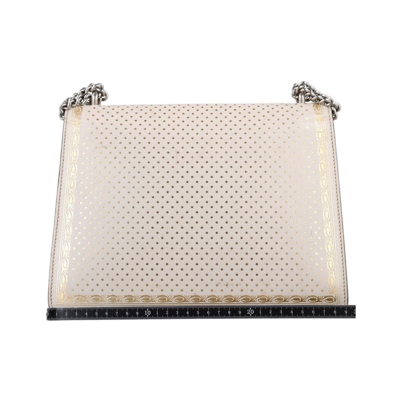 Gucci Dionysus White Leather Messenger Bag