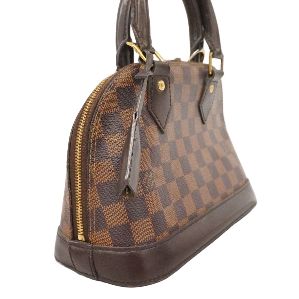 Louis Vuitton Handbag Damier Alma BB Ebene 2-Way Bag