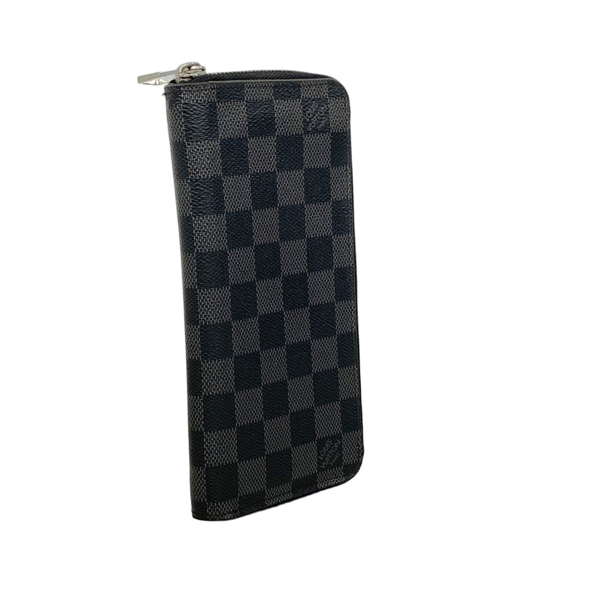 Louis Vuitton Wallet Damier Graphite Zippy Vertical Black