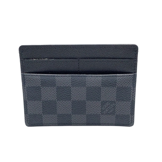 Louis Vuitton Neo Card Holder Damier Graphite Black Case
