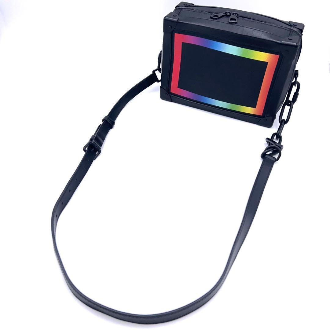 Louis Vuitton Taiga Soft Trunk Shoulder Bag Rainbow