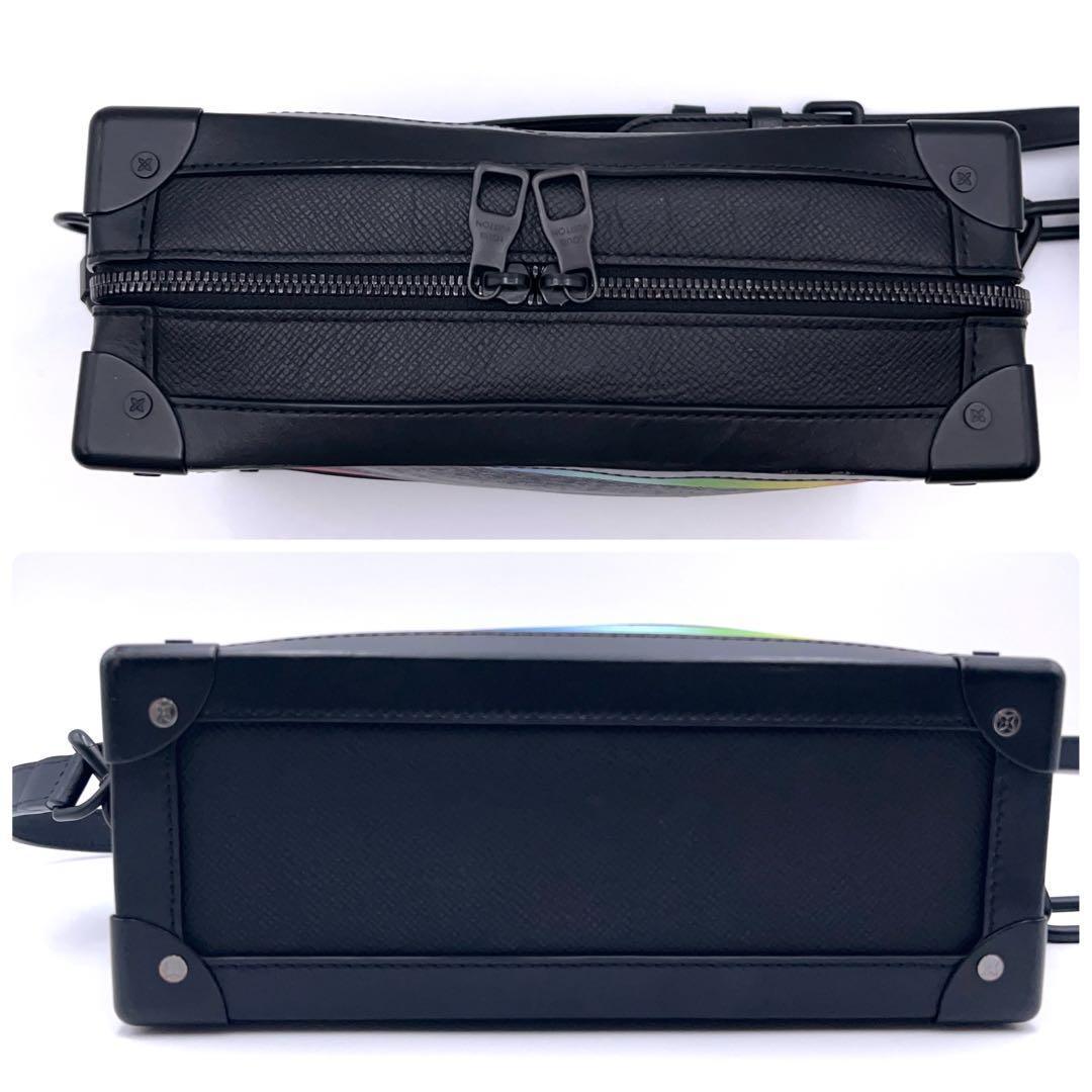 Louis Vuitton Taiga Soft Trunk Shoulder Bag Rainbow