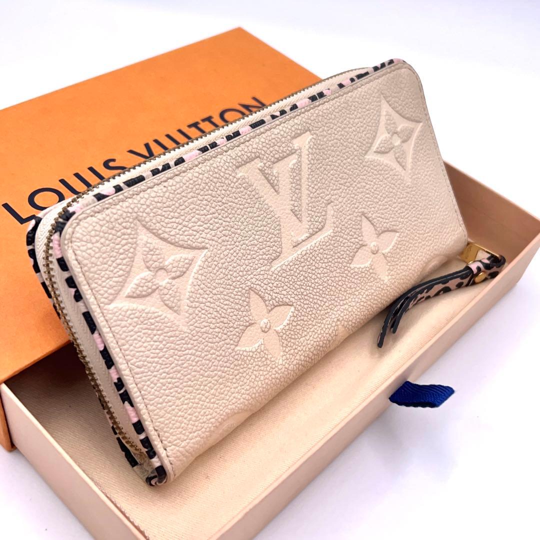 Louis Vuitton Monogram Empreinte Wild at Wallet Beige