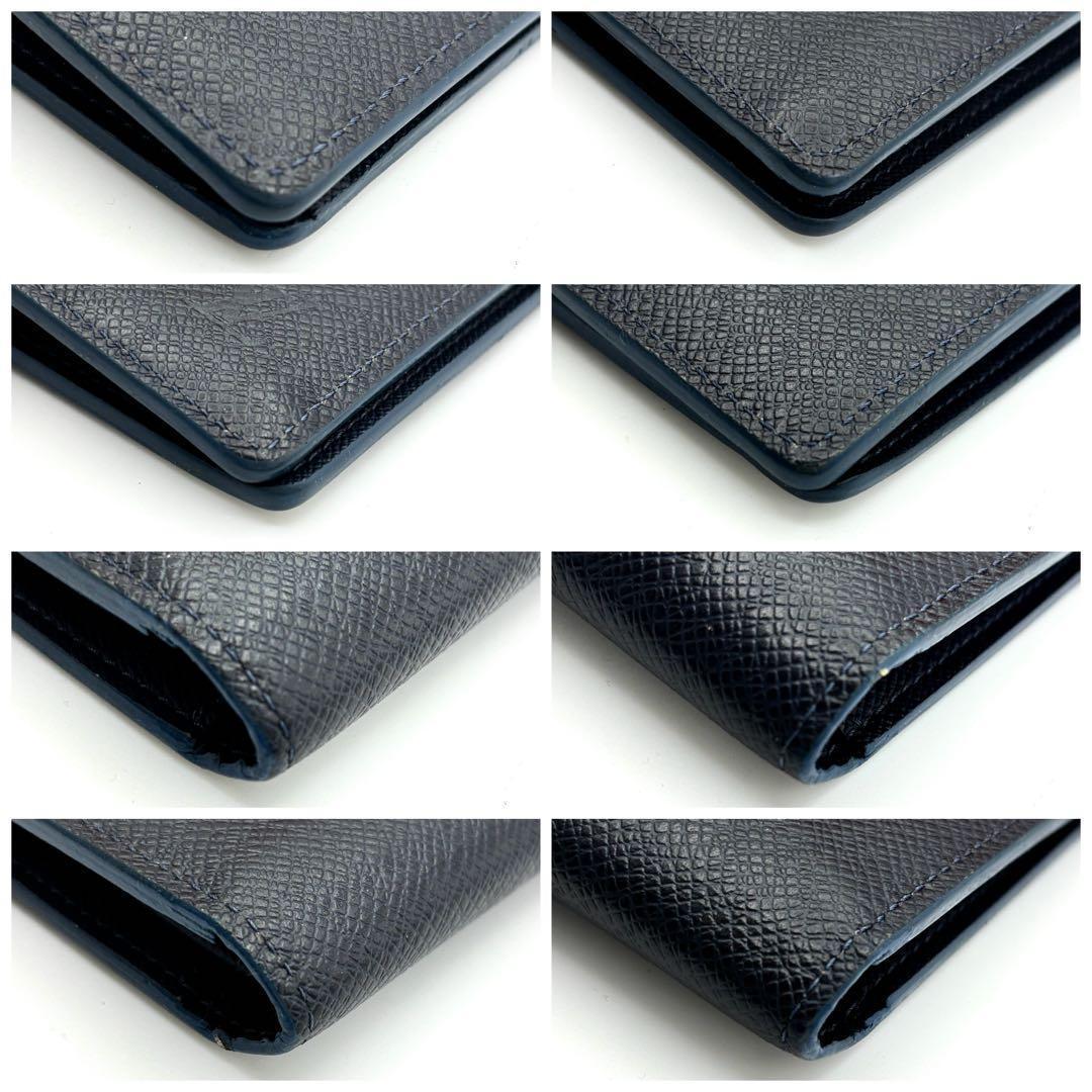 Louis Vuitton Wallet Taiga Portefeuille Brazza NM Navy