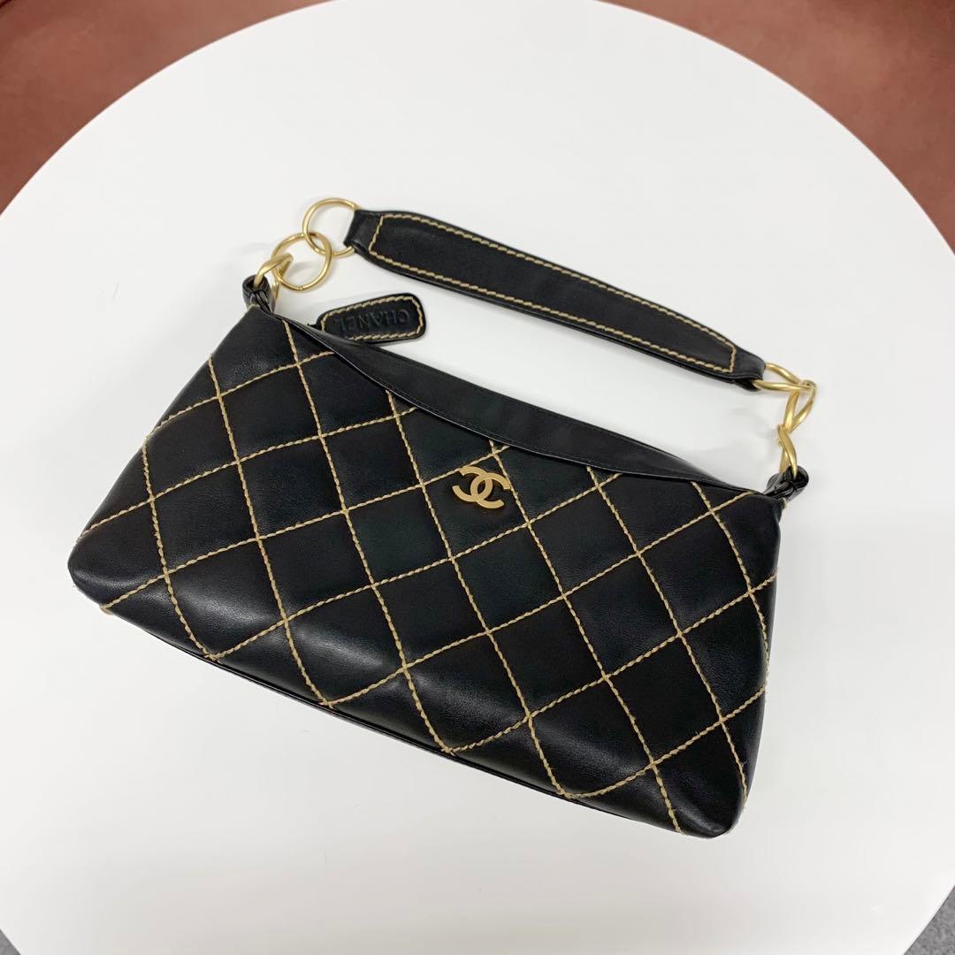 Chanel Wild Stitch CC Logo Shoulder Bag