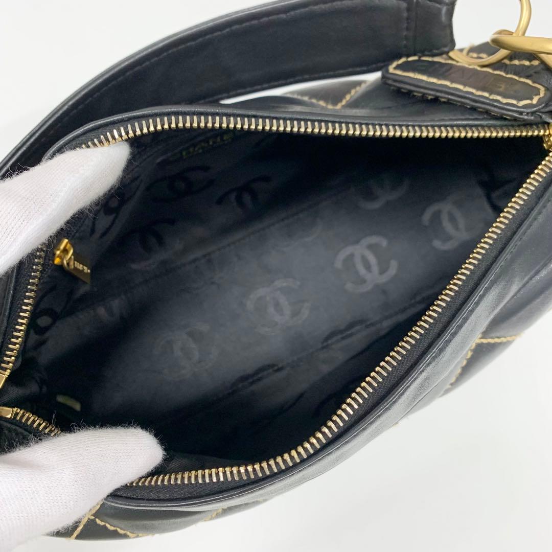 Chanel Wild Stitch CC Logo Shoulder Bag