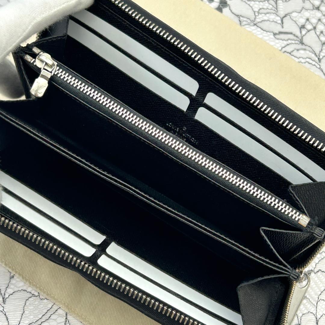 Louis Vuitton Epi Zippy Wallet Noir