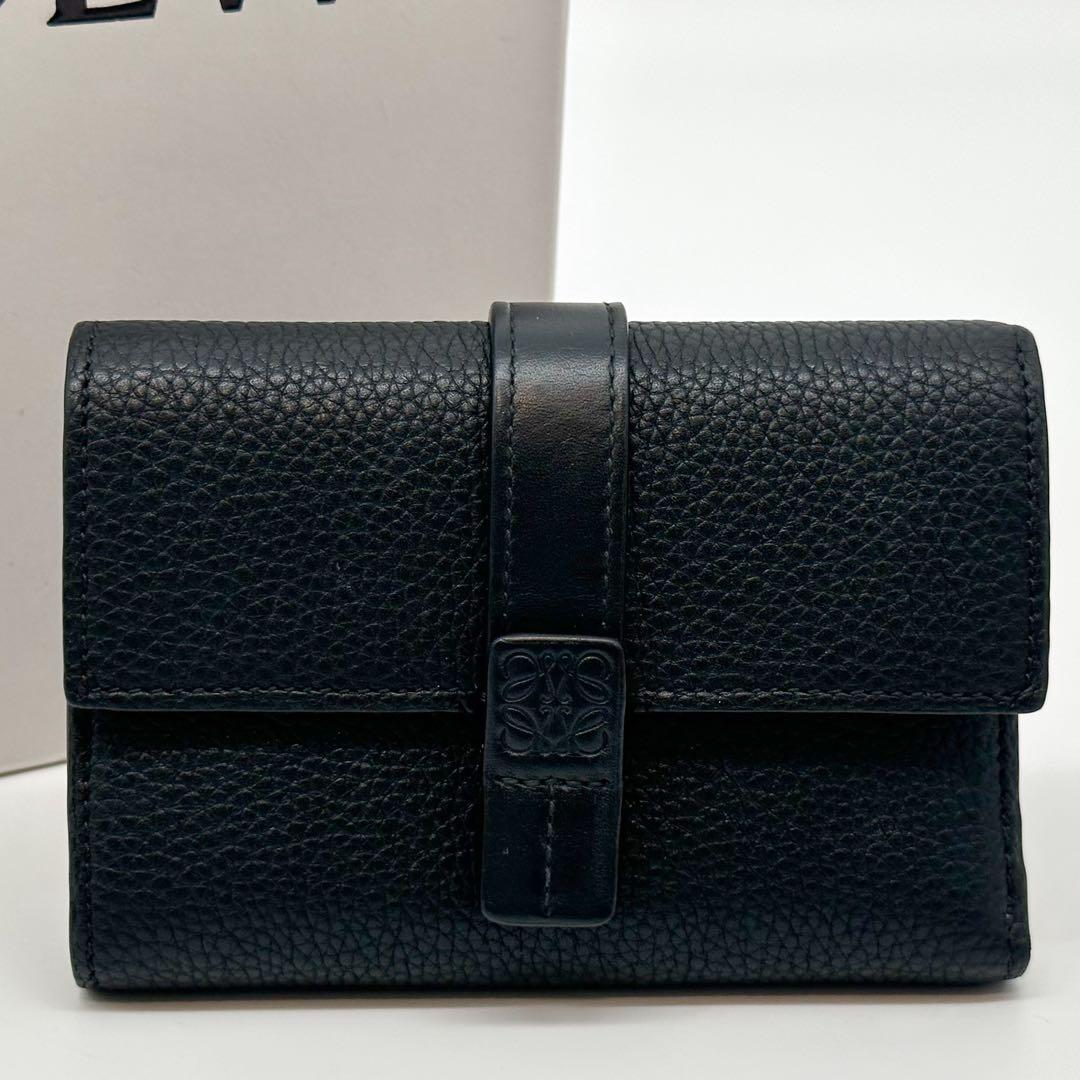 Loewe Slightly Vertical Wallet Small Compact Trifold