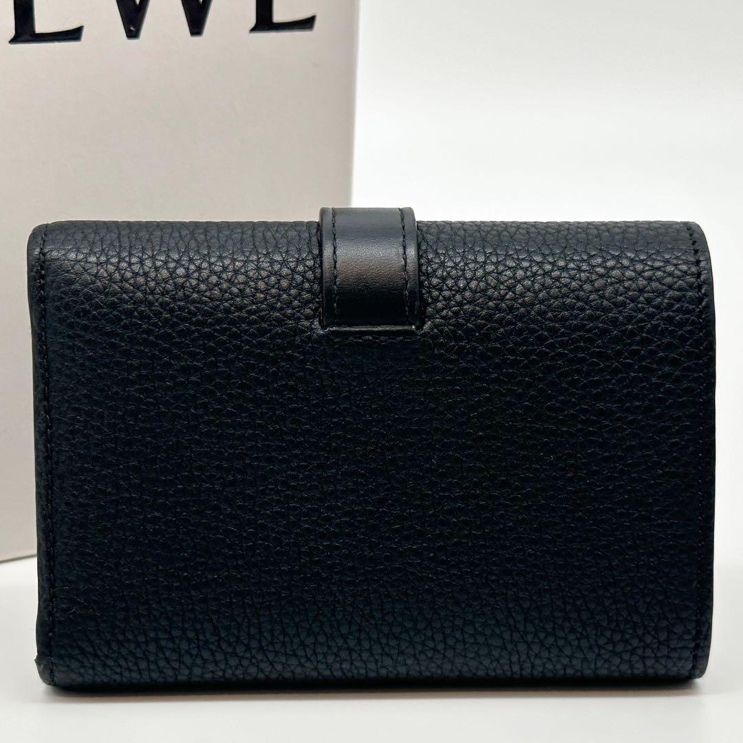 Loewe Slightly Vertical Wallet Small Compact Trifold