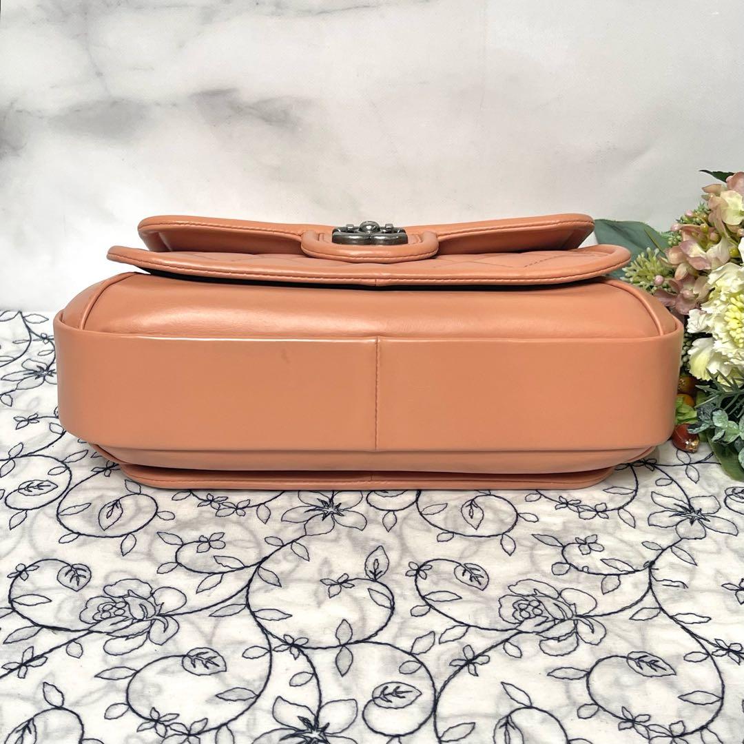 Chanel Double Flap Quilted Boy Pink