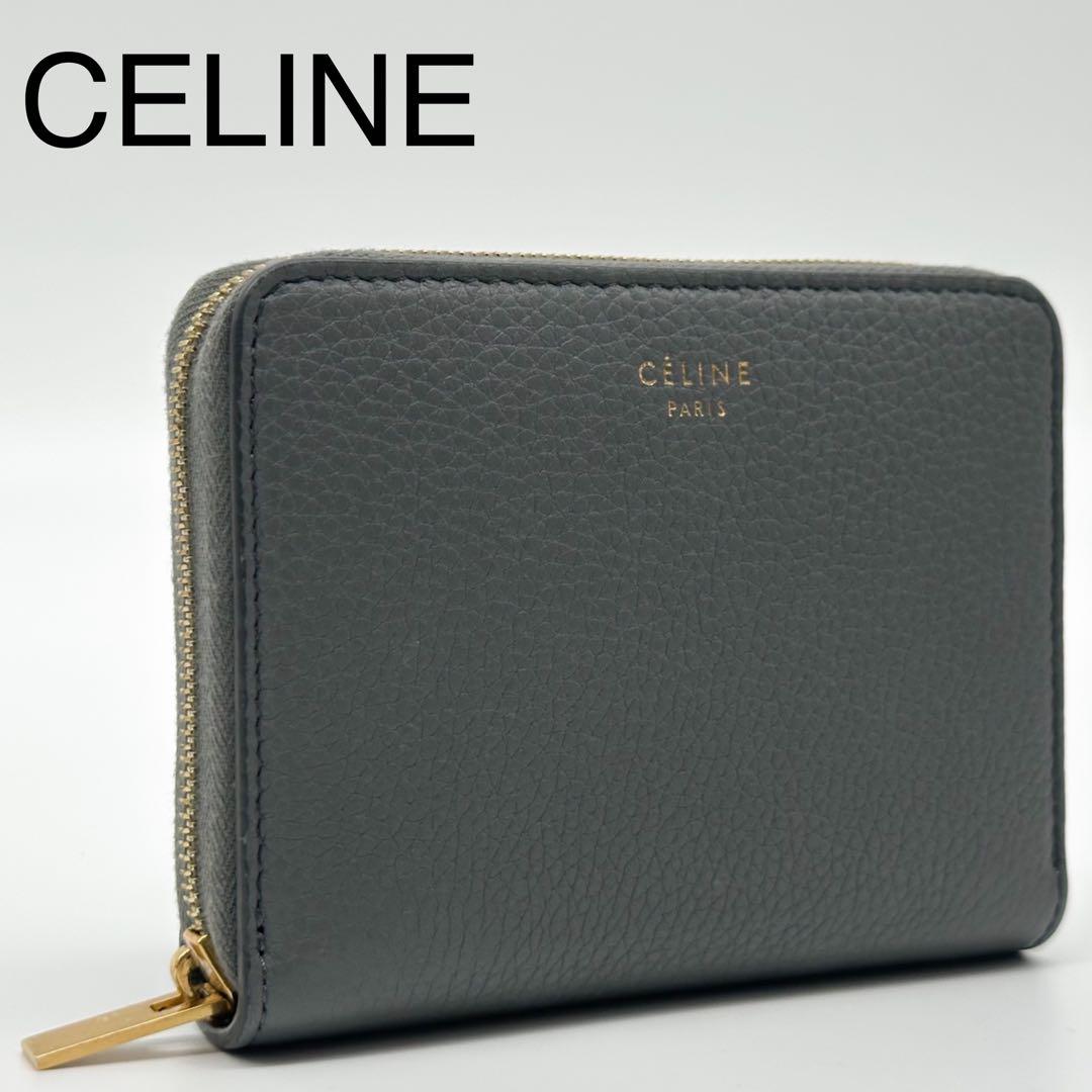 Celine Zipped Wallet Compact Coin Purse