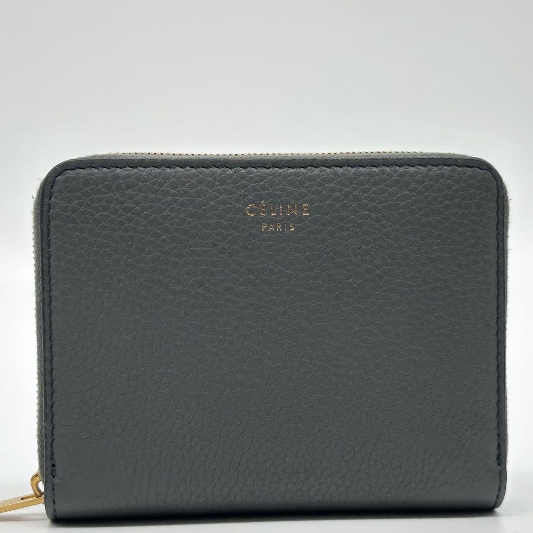 Celine Zipped Wallet Compact Coin Purse
