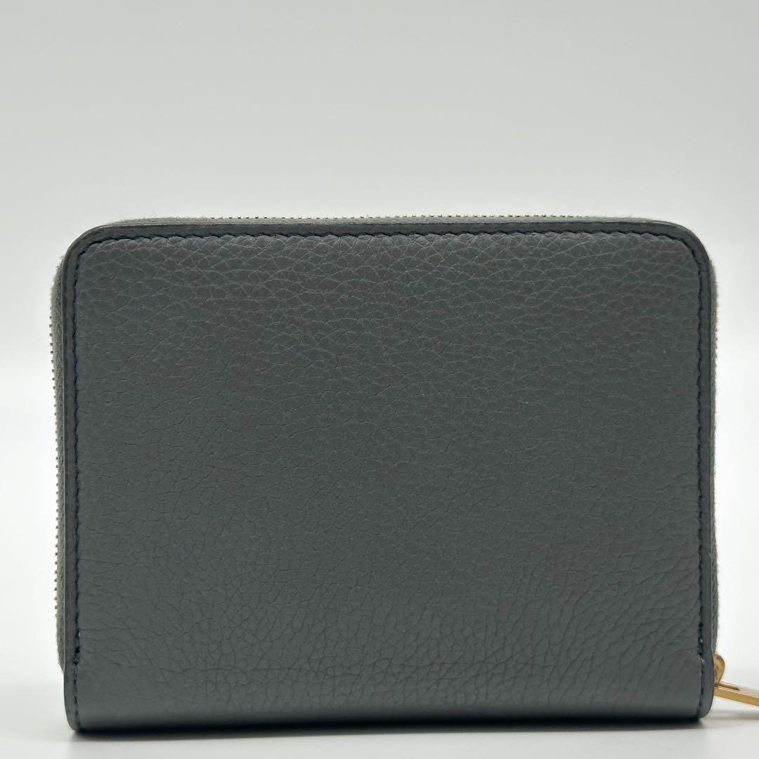 Celine Zipped Wallet Compact Coin Purse