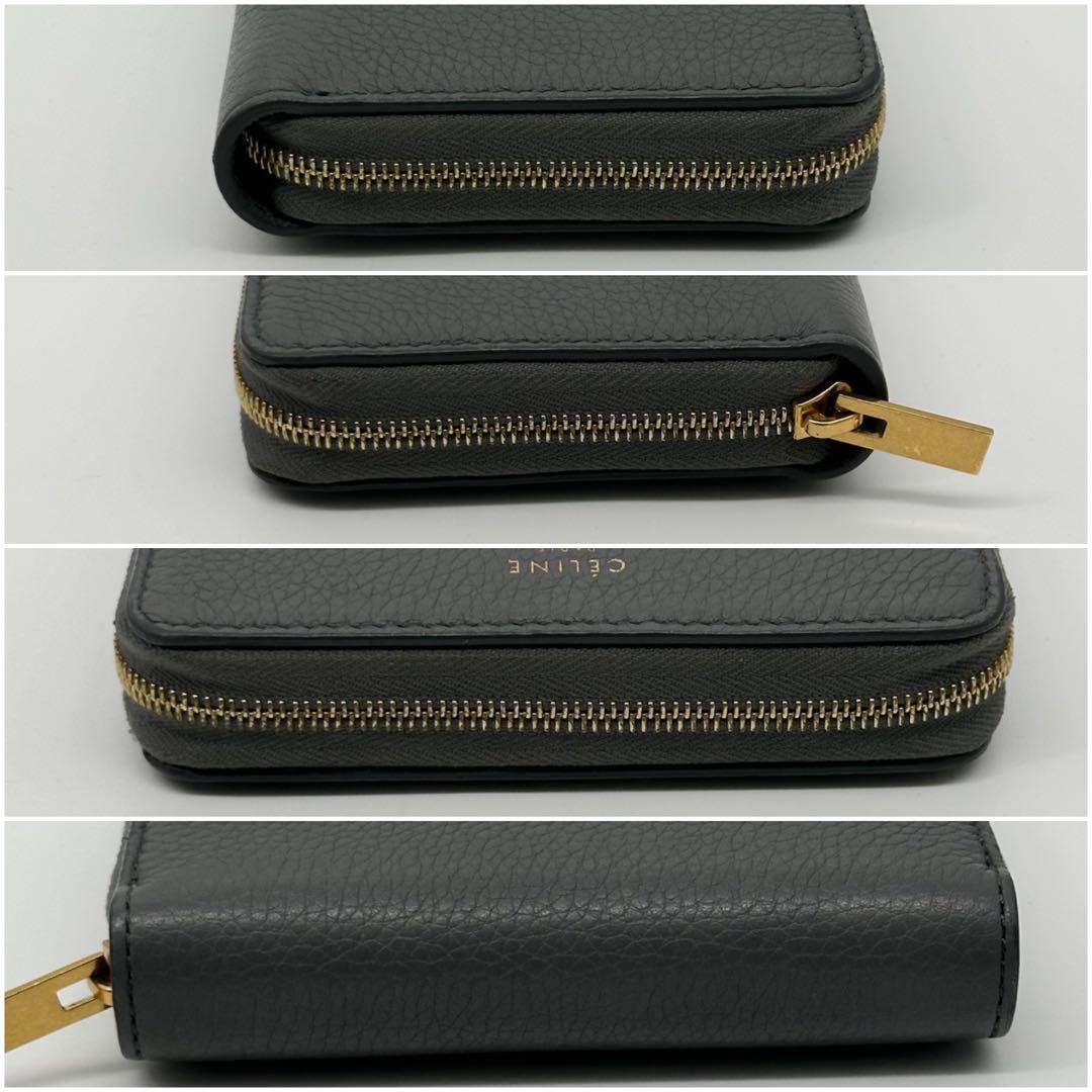 Celine Zipped Wallet Compact Coin Purse