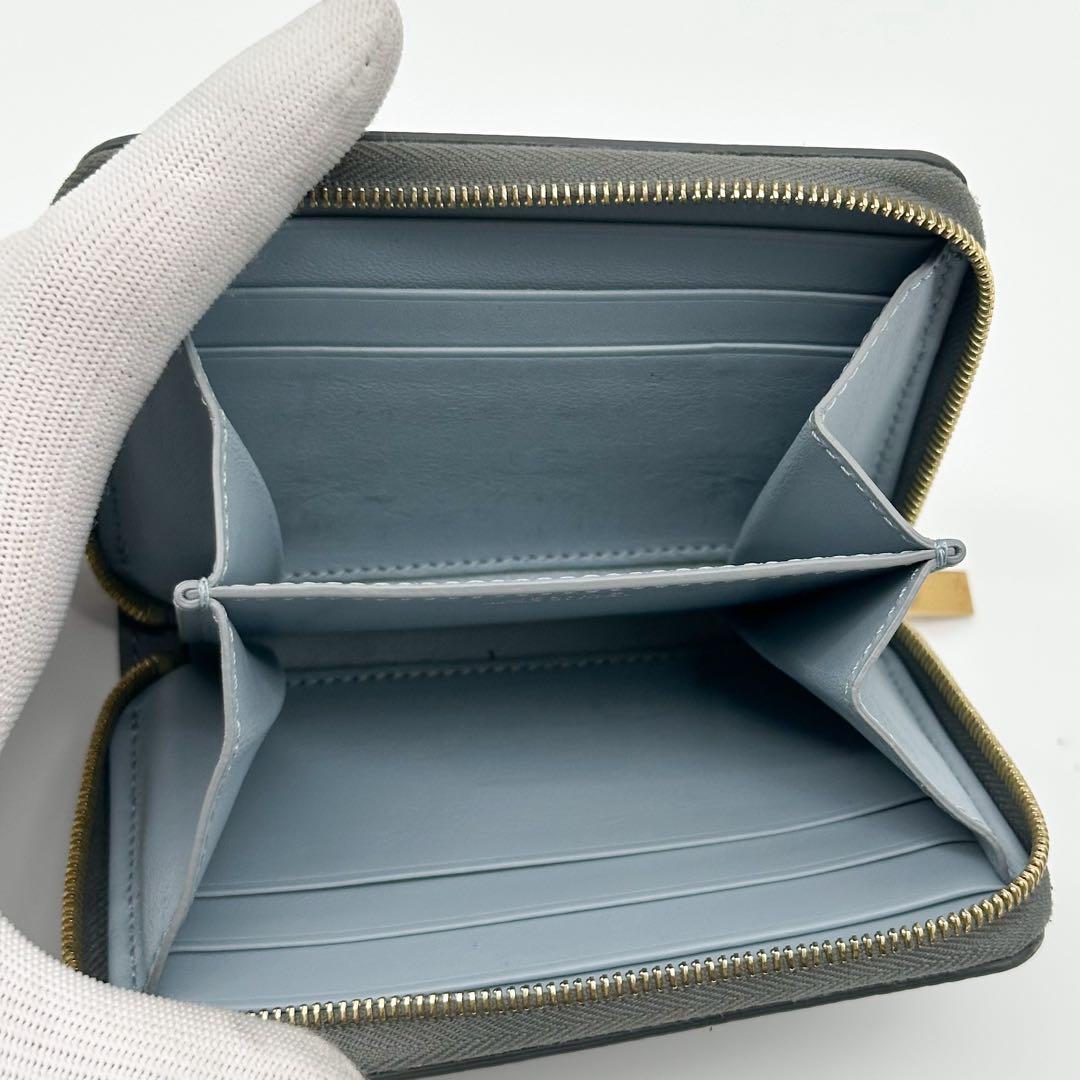 Celine Zipped Wallet Compact Coin Purse