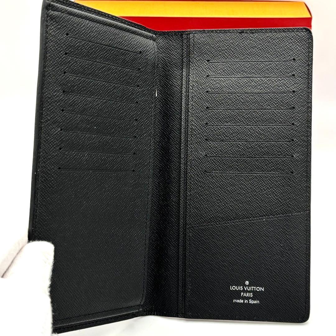 Louis Vuitton Wallet Epi Portefeuille Brazza Black