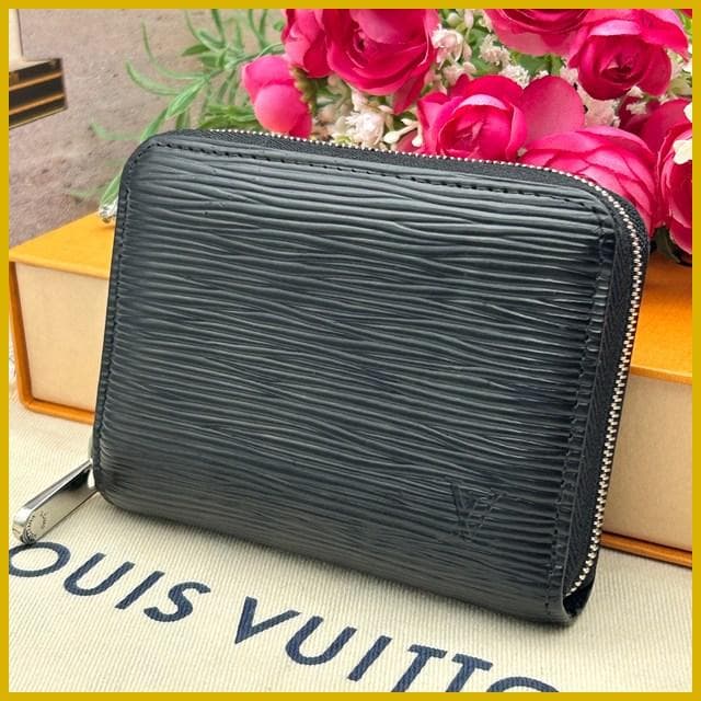 Louis Vuitton Epi Black Zippy Coin Purse Mini