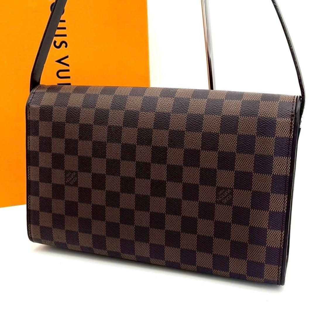 Louis Vuitton Damier Ebene Tribeca Long Shoulder Bag