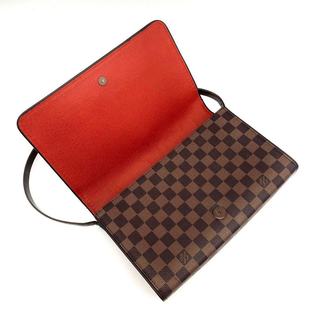 Louis Vuitton Damier Ebene Tribeca Long Shoulder Bag